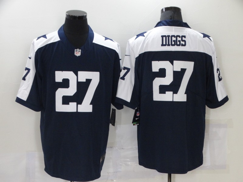 Men's Dallas Cowboys Trevon Diggs #27 Navy Jersey